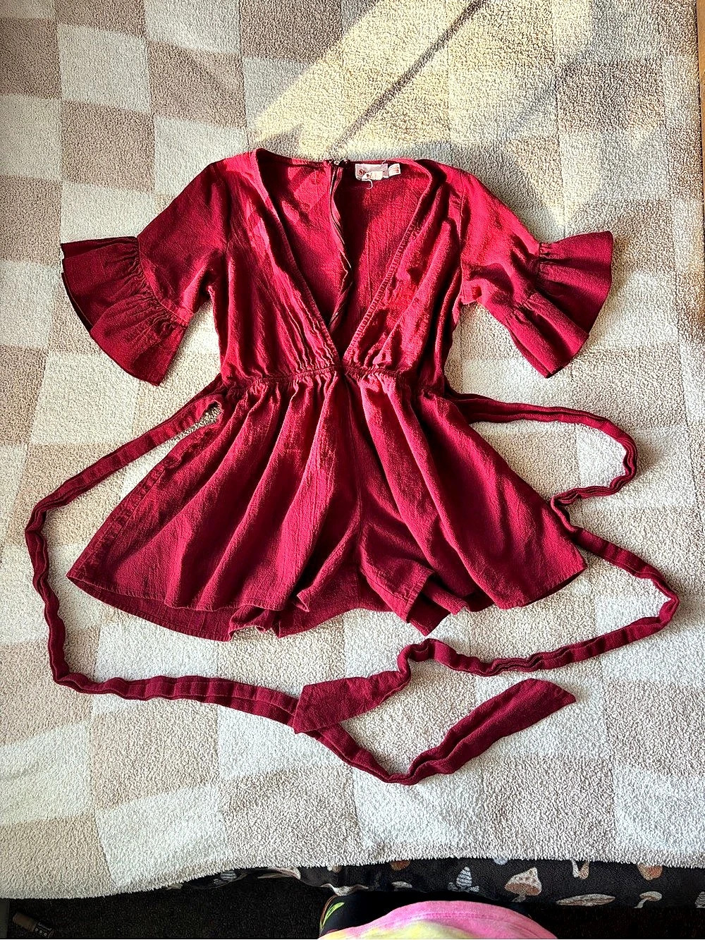 Showpo Red Mini Dress Size 0